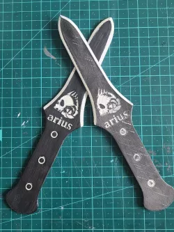 blue archive saori knife