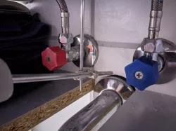 Cap for angle valve with thread / Kappe für Eckventil mit Gewinde