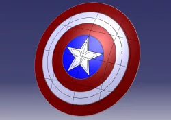 Captain America Shield (durable design)