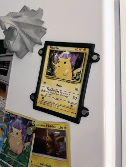 Card Holder Display - fridge magnet