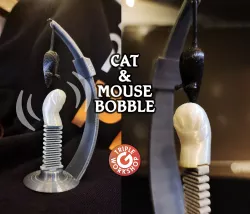 Cat & Mouse Bobblehead