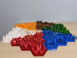Catan Game Pieces Holders