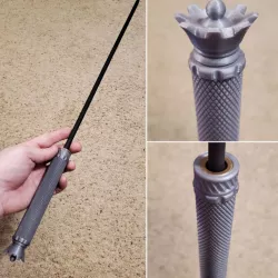 Chess themed BDSM impact cane (or a fancy wizard wand for cosplay)