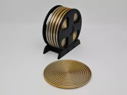 Coaster in a Filament Spoolholder
