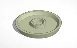 D&D 1” Miniature Base w/ Magnet Slot