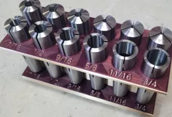 Display Stand for Morse Taper #3 Collet Set
