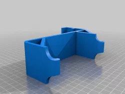 Double Ps4 Classic Vertical Controller mount