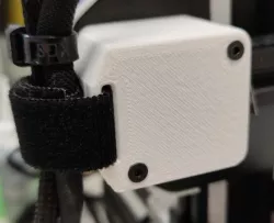Ender 3 Pro X-Axis Motor Cover with Hook and Loop Fastener Velcro Holder