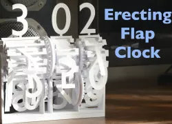 Erecting Flap Clock