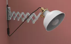 Extendable lamp holder