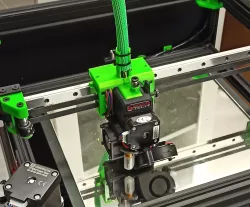 Extruder Adapter with Belt Tenioner to use Bondtech Prusa Mosquito Extruder on CoreXY