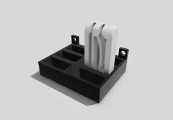 Filament clip storage