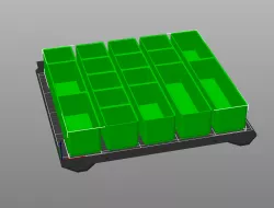 Gridfinity Modified 1x5x40