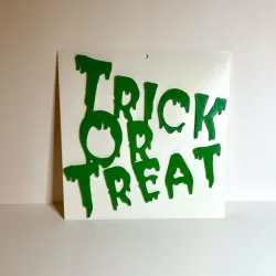 Halloween Trick or Treat sign