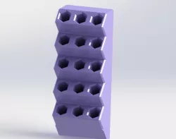 Hexagon bits holder IKEA SKADIS
