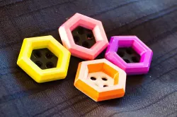 Hexagon Button