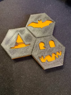 Hexagon Halloween Decorations