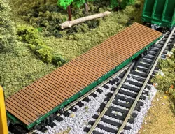 HO Scale 45ft Flatbed train car