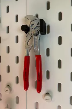 ikea skadis knipex mini pliers holder