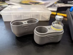 Insulin case for two 10ml bottles
