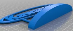 Kawasaki Logo with Desk Stand