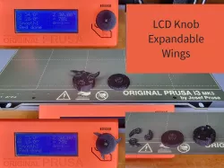 LCD Knob Expandable Wings