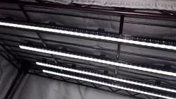 LED Grow lighting strips for your wire rack nursery or hydroponics!