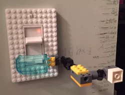 Lego compatible decora light switch cover