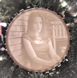 Lithophane Lighted Hanging Frame