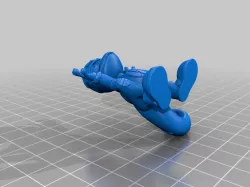 Mascote 3D fila