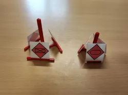 Military Symbols Stand
