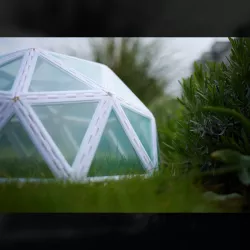 mini Geodesic dome greenhouse