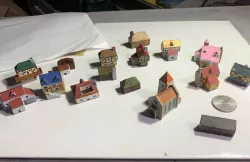 Miniature Medieval Homes and Buildings