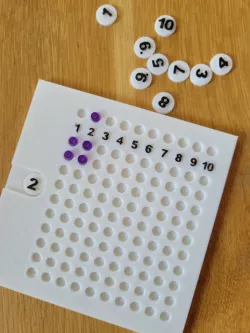 Montessori Multiplikationsbrett - Kleines Einmaleins