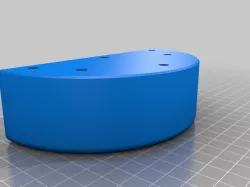 Mount for a makita battery powered angle grinder