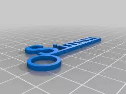 My Customized Name Tag - Keyring Carro