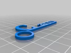 My Customized Name Tag - Keyring Carro