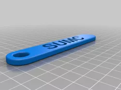 My Customized Personalized Key Chain - Double rounded