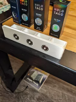 Nail Polish Bottle holder tray, Holo Taco, magnet mount