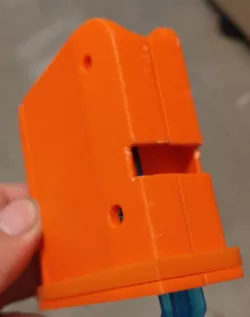 Nerf Pharaoh spacer for Worker short mag dart adapter