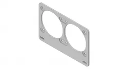 Noctua 2x 60mm fan adaptor bracket for Open Benchtable