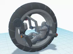 Orc mono wheel biker 