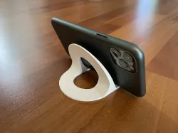 Phone Stand modern curved design