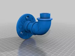 pipe fitting wall sconce