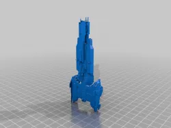 Printable halo frigate