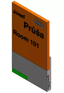 Professional door sign "customizing"