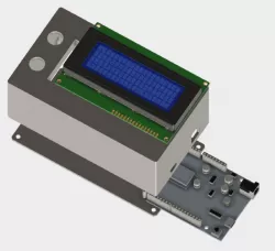 Project box for 1604 LCD display and ESP8266 D1 module