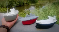 RC Pocket Boats - Simple Print & Build! 