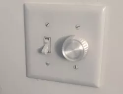 Rotary Dimmer Knob with Ridges