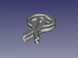 Scalable wavy vase mode bag clip